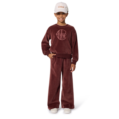 Fluwelen broek CHLOE GIRL