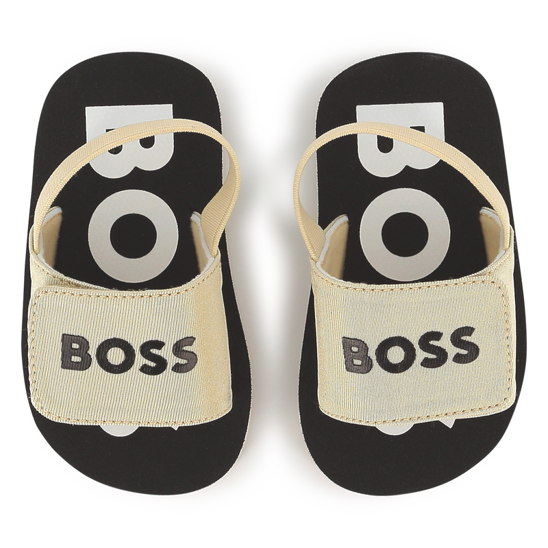 Slippers met klittenband BOSS 
                        BOY