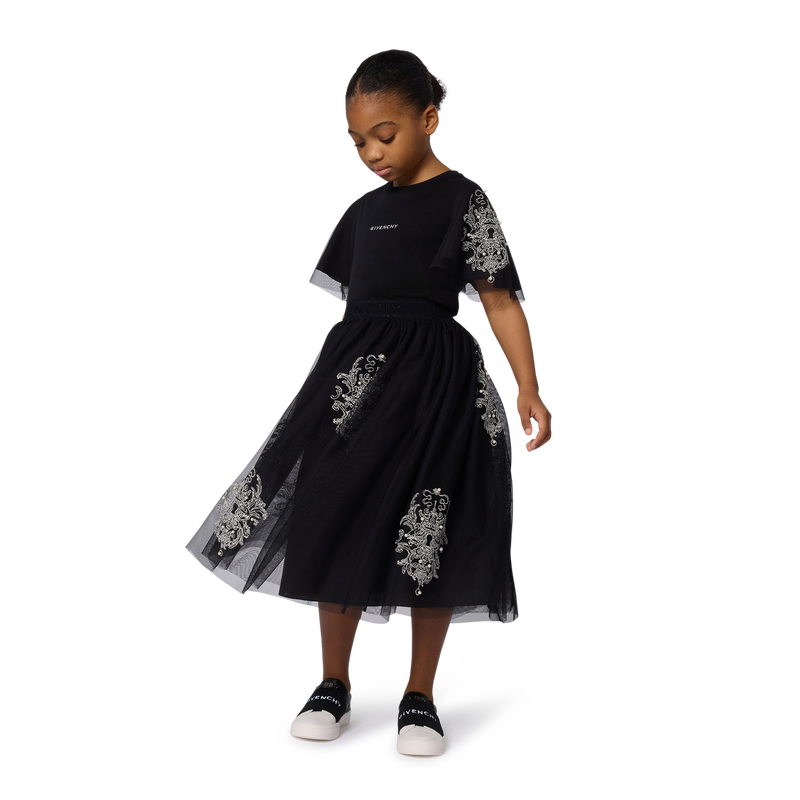 Tule rok met ruches GIVENCHY 
                        GIRL