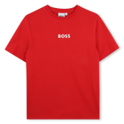 TEE-SHIRT MANCHES COURTES, PIMENT, hi-res