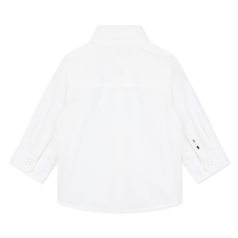 SHIRT MET LANGE MOUWEN BOSS 
                        BOY