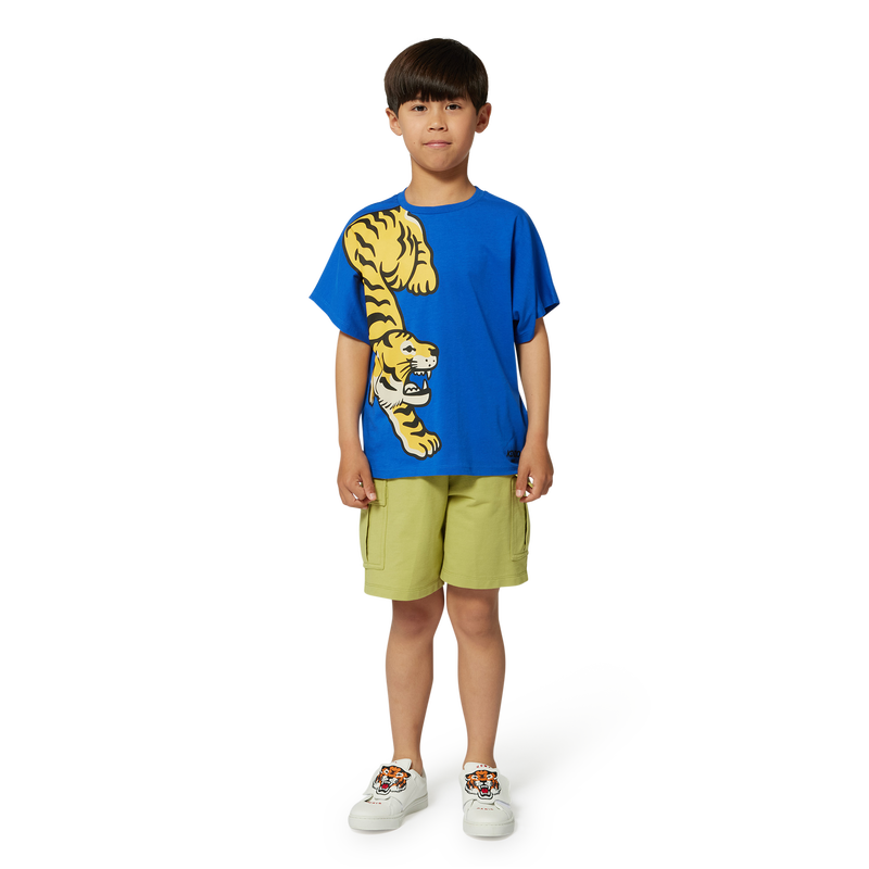 T-shirt imprim&eacute; en coton KENZO KIDS 
                        GARCON