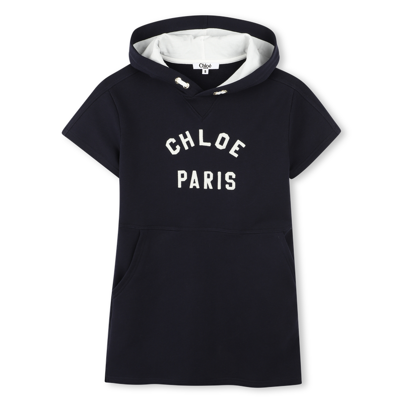 Fleece jurk met capuchon CHLOE 
                        GIRL