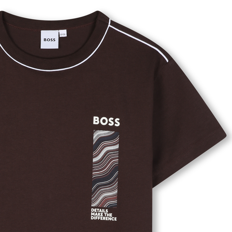 T-shirt met korte mouwen BOSS 
                        BOY