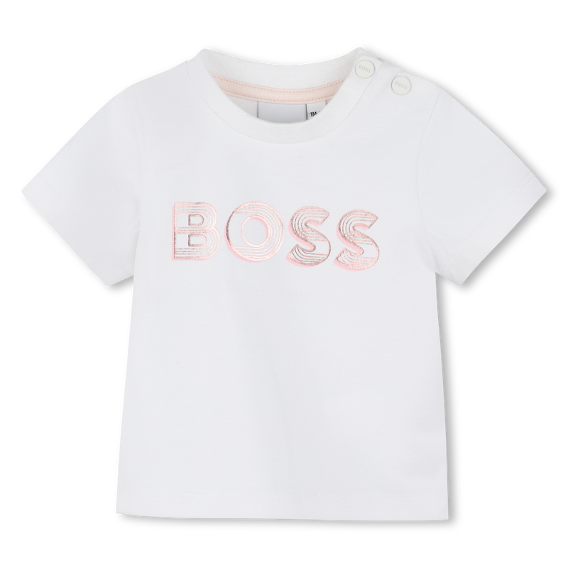 T-shirt avec imprim&eacute; brillant BOSS 
                        FILLE