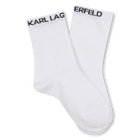 Chaussettes avec jacquard KARL LAGERFELD KIDS 
                    UNISEXE