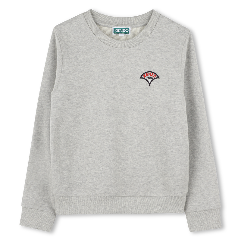 Sweat-shirt brod&eacute; en coton KENZO KIDS 
                        GARCON