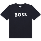 T-shirt met korte mouwen, MARINE, hi-res