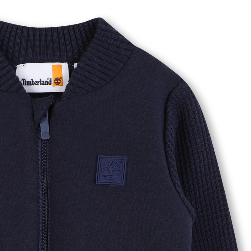 Cardigan zippé manches contrastées TIMBERLAND 
                        GARCON