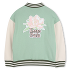 Sweat &agrave; capuche zipp&eacute;e KENZO KIDS 
                    FILLE