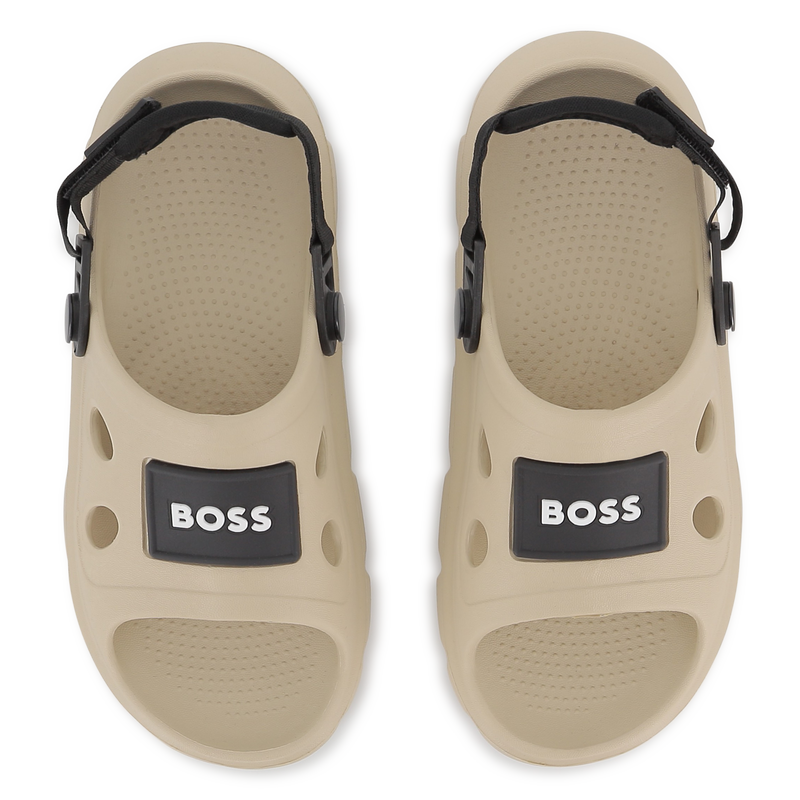 Sandales &agrave; fermeture par bandes auto agrippantes BOSS 
                        GARCON
