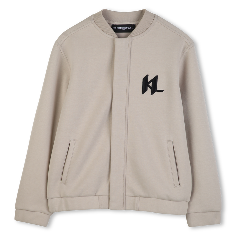 HOODIE MET RITS KARL LAGERFELD KIDS 
                        BOY