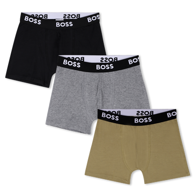 LOT DE 3 BOXERS BOSS GARCON