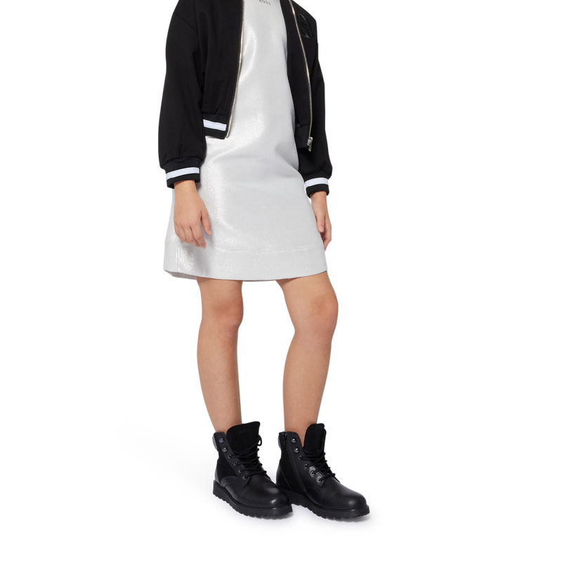 Robe doubl&eacute;e &agrave; manches courtes BOSS 
                        FILLE