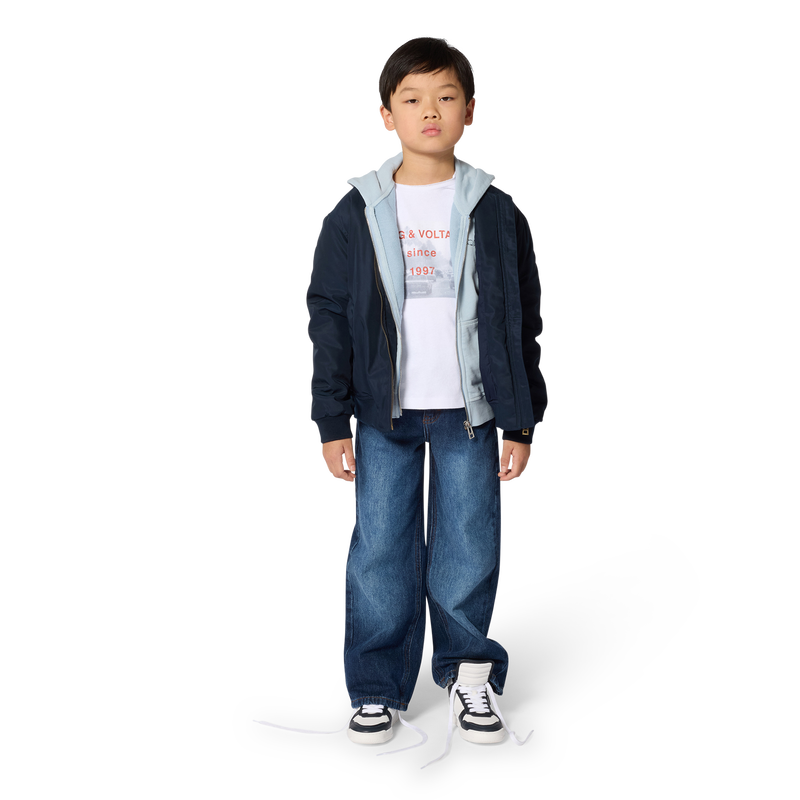 PANTALON EN JEAN LARGE ZADIG & VOLTAIRE 
                        GARCON