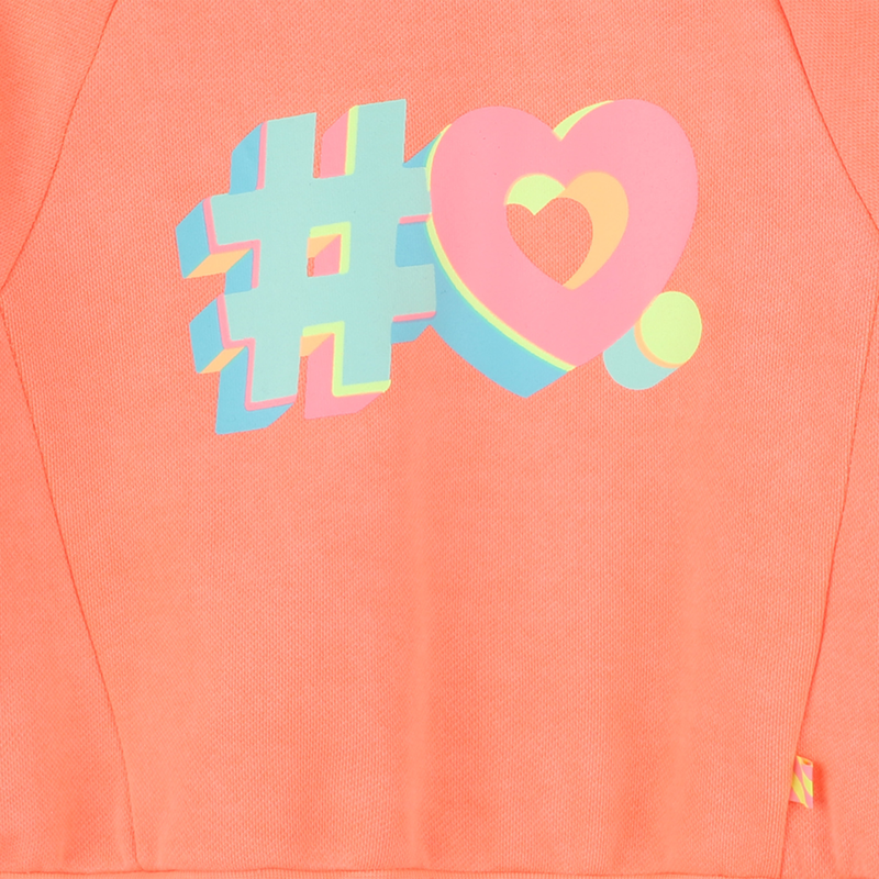 Fleece sweatshirt BILLIEBLUSH 
                        GIRL