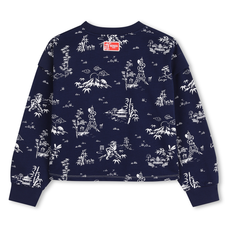 SWEAT EN MOLLETON KENZO KIDS 
                        FILLE