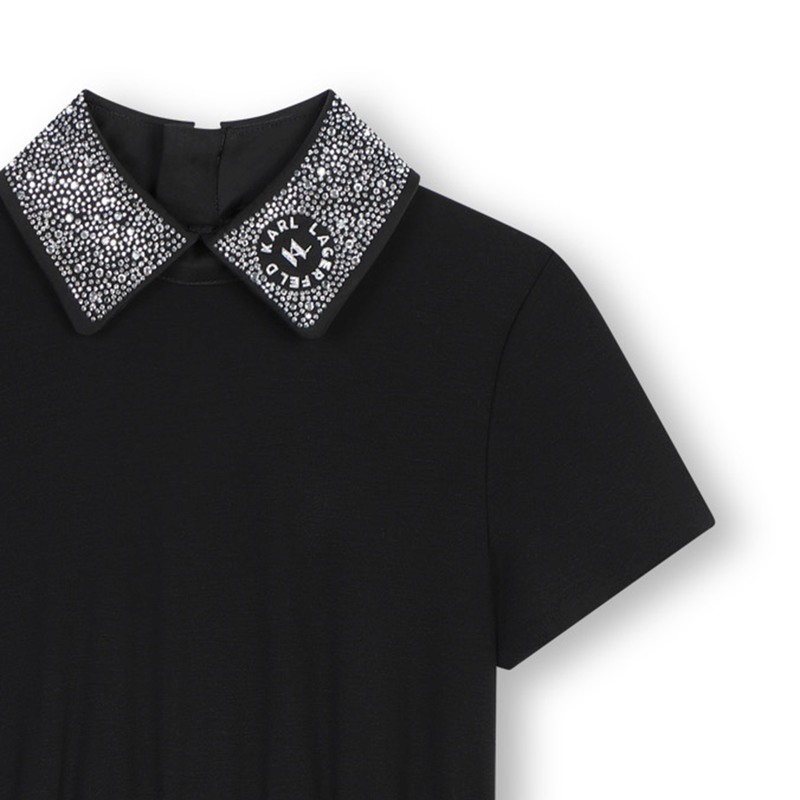 Robe de c&eacute;r&eacute;monie multimati&egrave;re KARL LAGERFELD KIDS 
                        FILLE