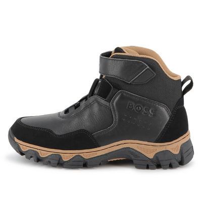 Enkellaars van gemengd materiaal BOSS BOY