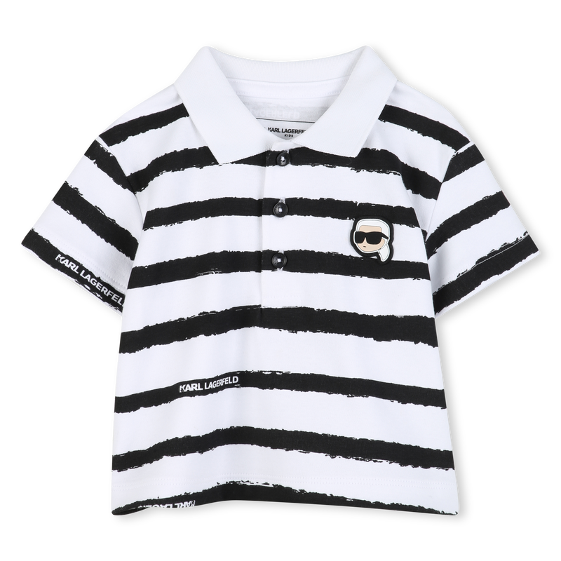 POLO EN KORTE BROEK SET KARL LAGERFELD KIDS 
                        BOY