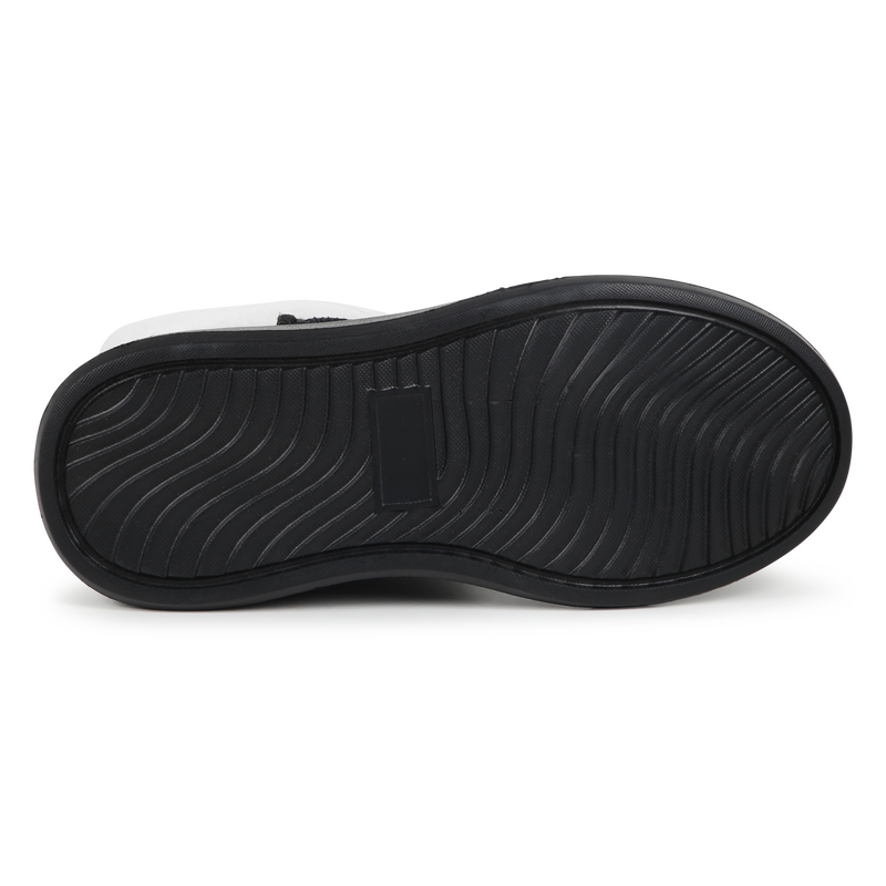 Lederen laarzen met omslag KARL LAGERFELD KIDS 
                        GIRL