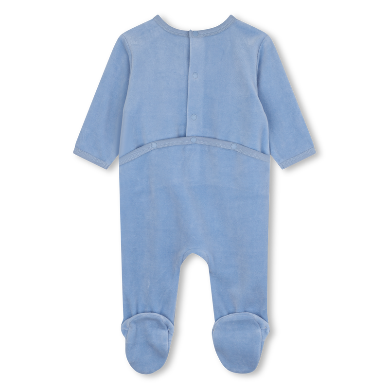 Velours pyjama met borduursel KENZO KIDS 
                        BOY