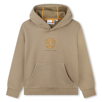 Sweat-shirt en molleton gratt&eacute; TIMBERLAND GARCON
