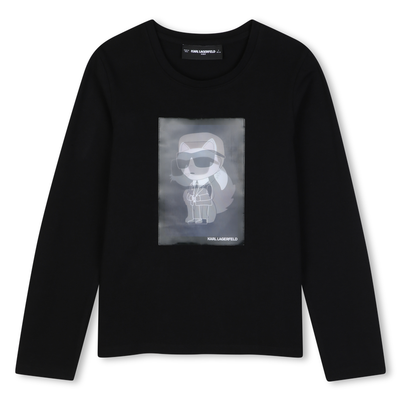 Tee-shirt manches longues KARL LAGERFELD KIDS 
                        FILLE