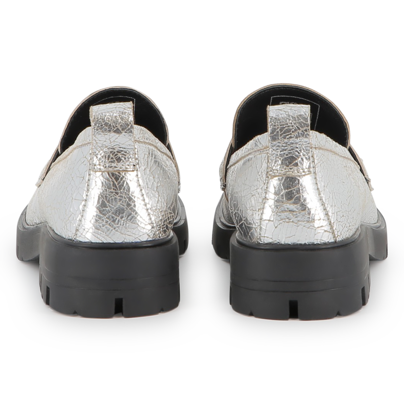 Loafers van metallic rundleer DKNY 
                        GIRL