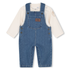 Ensemble salopette et tee-shirt TIMBERLAND 
                    GARCON
