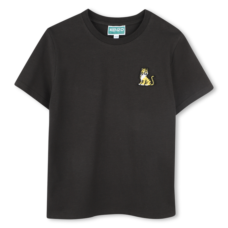 Katoenen T-shirt met badge KENZO KIDS 
                        UNISEX