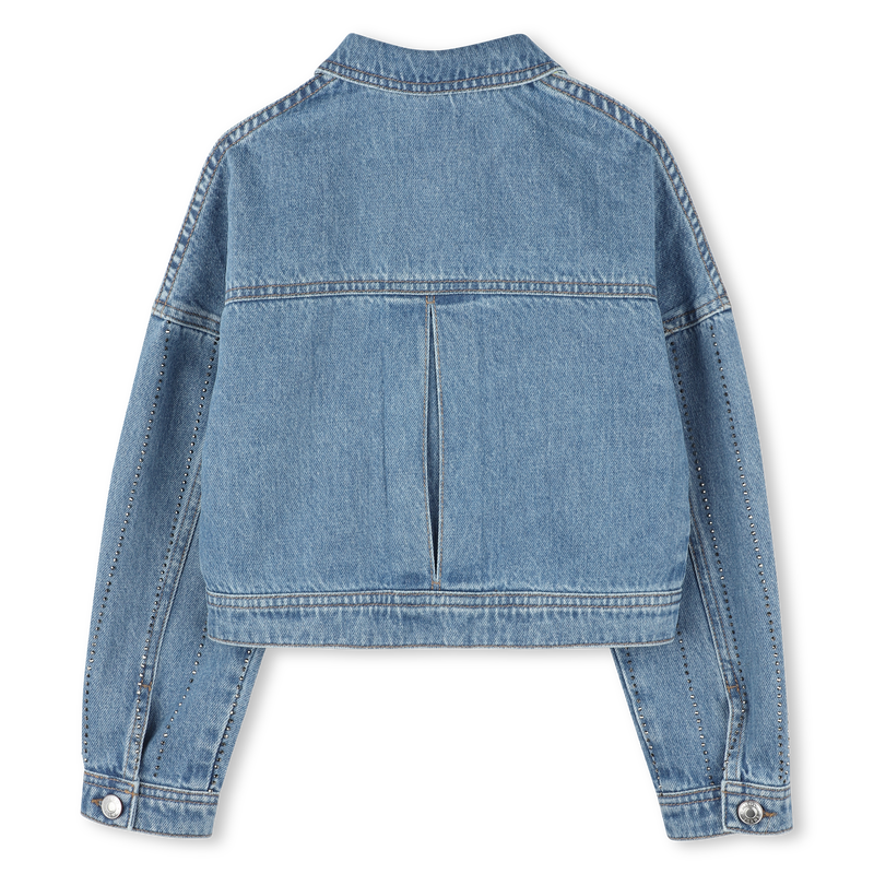 Veste en jean &agrave; rayures HUGO 
                        FILLE