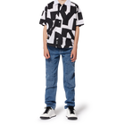 Katoenen overhemd korte mouwen DKNY 
                    UNISEX