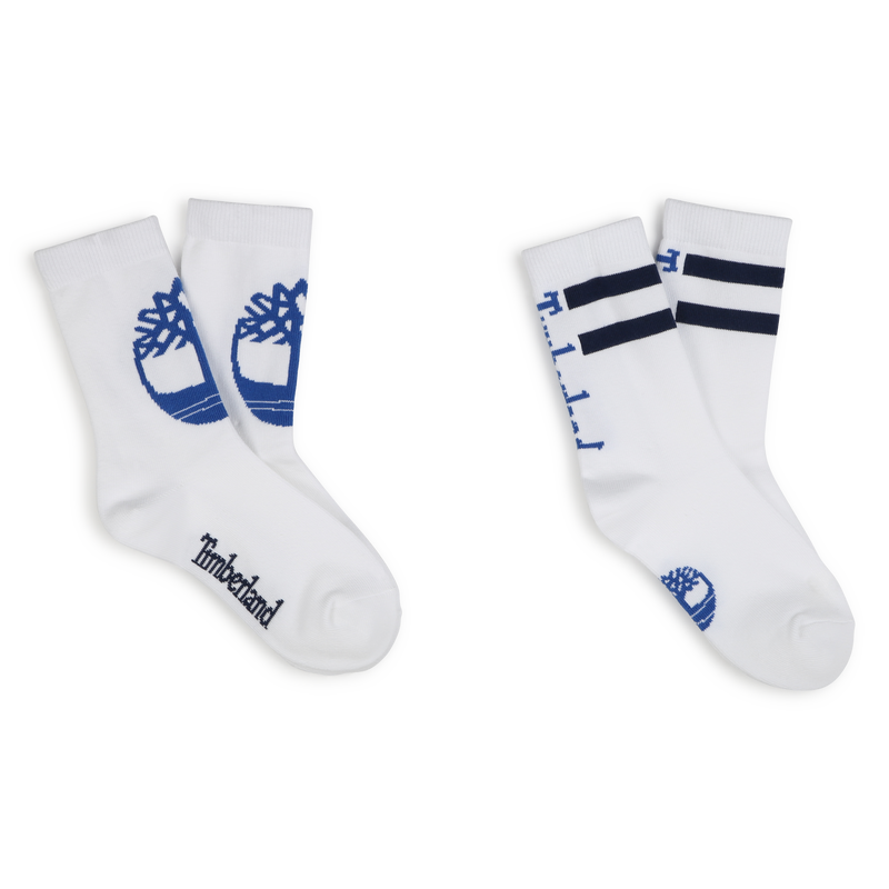 Chaussettes hautes imprim&eacute;es TIMBERLAND 
                        GARCON