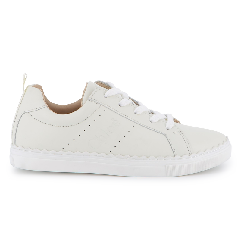 Baskets en cuir de vache CHLOE 
                        FILLE