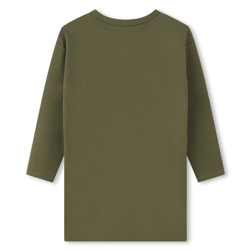 Katoenen jurk met lange mouwen MARC JACOBS 
                        GIRL