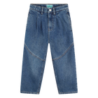 Jean avec d&eacute;coupes et plis KENZO KIDS 
                    FILLE