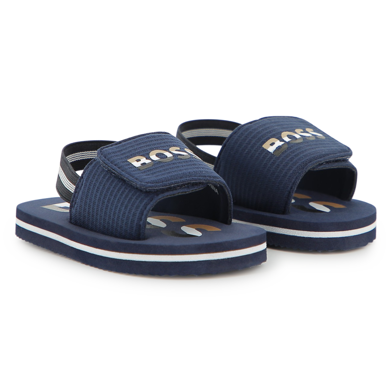 CLAQUETTES &Agrave; FERMETURE PAR BANDES AUTO AGRIPPANTES BOSS 
                        GARCON