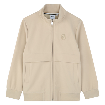 Sweat-shirt zipp&eacute; uni BOSS GARCON