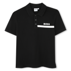 Korte mouwen polo, ZWART, hi-res