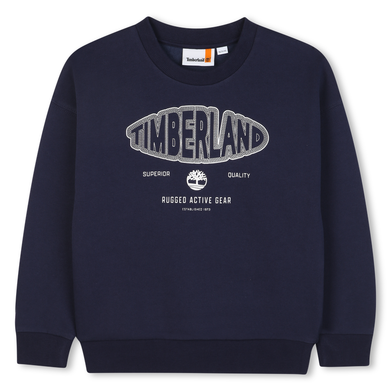 Sweatshirt van geborstelde fleece TIMBERLAND 
                        BOY