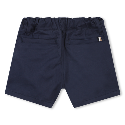 Effen katoenen short BOSS BOY