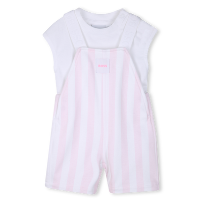 ENSEMBLE SALOPETTE + TEE-SHIRT BOSS FILLE