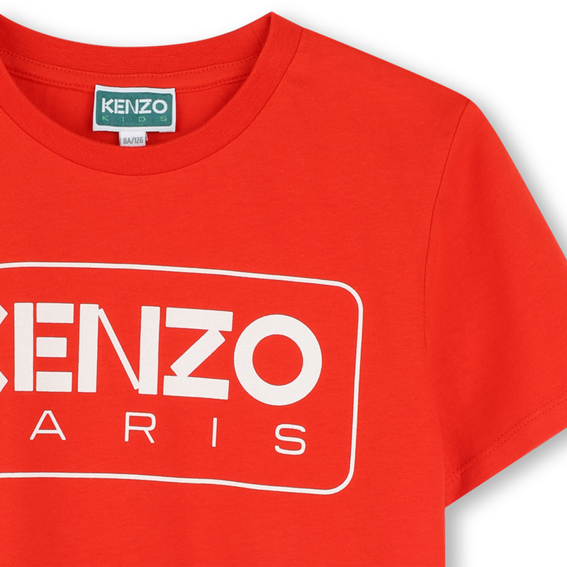 T-shirt coton manches courtes KENZO KIDS 
                        GARCON
