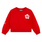 Fleece sweater van katoen KENZO KIDS 
                    GIRL