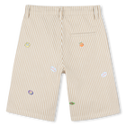 Gestreepte bermuda met badges KENZO KIDS 
                    BOY