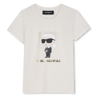 T-shirt met korte mouwen KARL LAGERFELD KIDS 
                    MEISJE