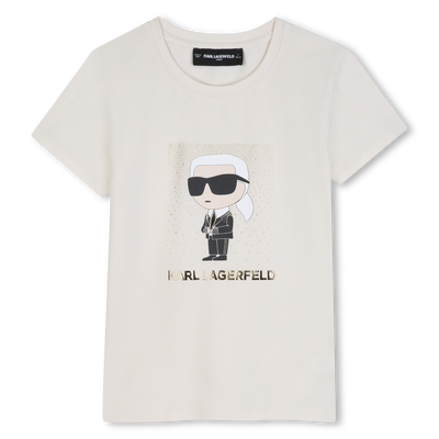 Tee-shirt manches courtes KARL LAGERFELD KIDS FILLE