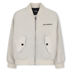 Bomber en toile KARL LAGERFELD KIDS 
                    GARCON