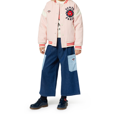 Geborduurde wollen jas KENZO KIDS GIRL
